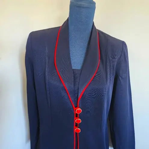 Danny & Nicole Vintage Mavy Blue Blazer Dress