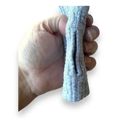 5/$65 Offline by Aerie Womens Henley Top Sz XXS Gray Waffle Thumb Holes Knit Top