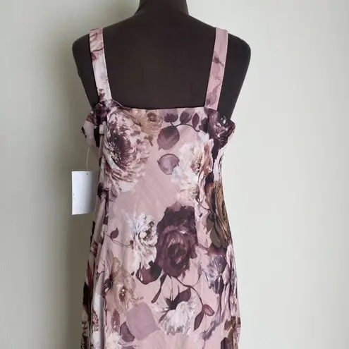 R & M Richards  sz 12 pink floral midi dress NWT‎ - Image 8