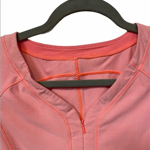 Lululemon HP!  Love Some Run long sleeve orange 10 top.