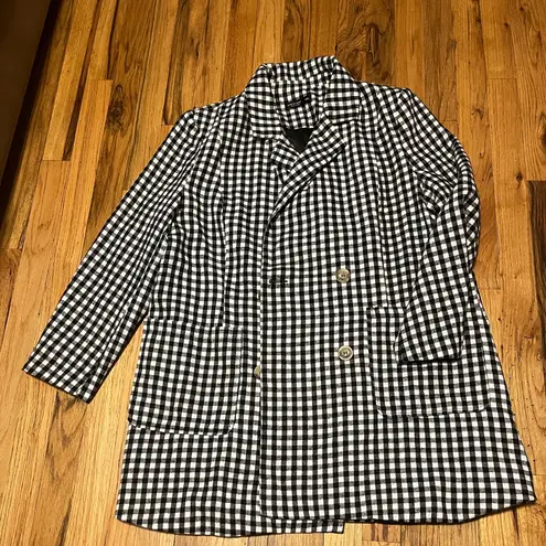 SheIn  Curve Black & White Blazer Size 0XL - Image 1