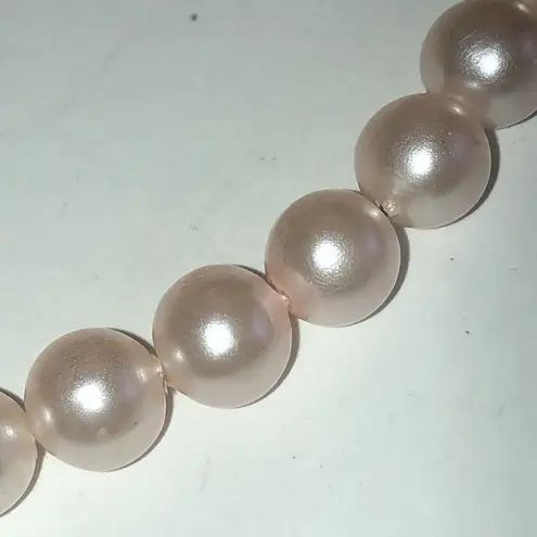 Vintage Elegant Pink Faux Pearl Classic Boho Necklace