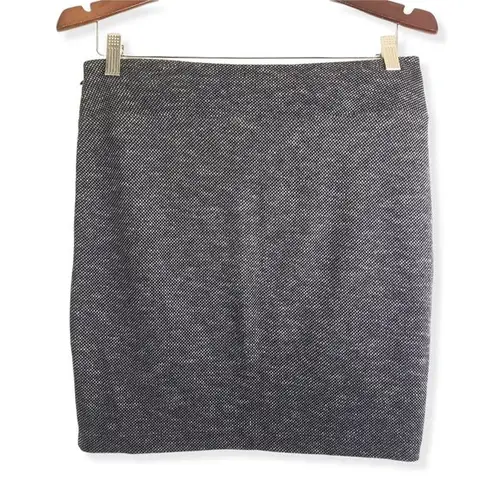 Ella Moss Women's Large Black, White Variegated Knit, Mini Skirt