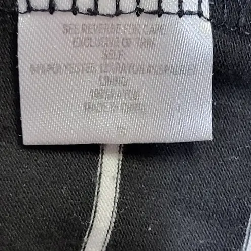 Bobeau Jersey B&W Striped Lace Peekaboo Stripes Maxi Skirt sz S