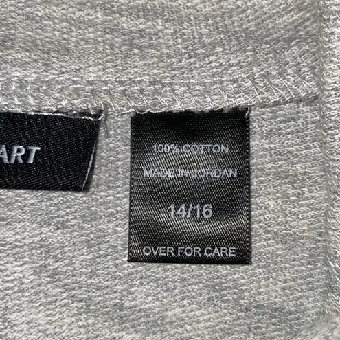 Ashley Stewart sweatshirt long sleeve zip up hoodie 2 pockets NEW size 14/16