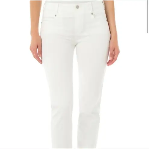 Liverpool Jeans Company Liverpool Cropped relaxed fit Jeans in Bright White