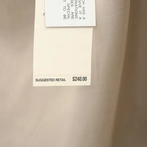 NWT Emanuel Ungaro Layered Sheer Overlay Taupe Silk Skirt 10 Petite 10P Brown