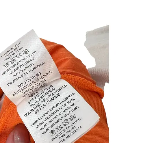 Telfar  Embossed Hoodie Sweatshirt Logo Unisex Orange Size Small‎