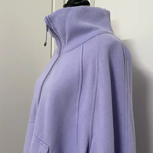 Lululemon Scuba Oversized Funnel - Neck Half Zip - Lilac Smoke