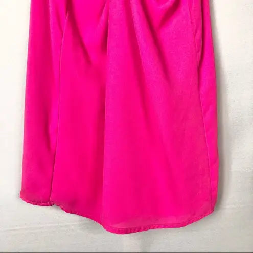 CARAMELA Hot Pink Twist Racerback Tank Top S