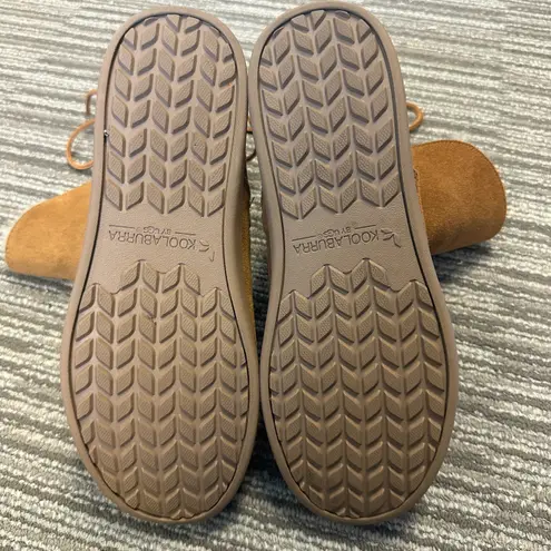 Koolaburra UGG Shazi Short Brown Suede Shearling Lace