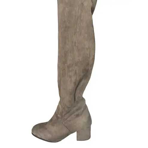 Dream Paris Dream Pairs Laurence Chunky Heel Thigh High Boots