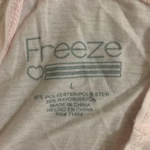 Freeze Brand Freeze Days Of The Week Pink Tank Top Large