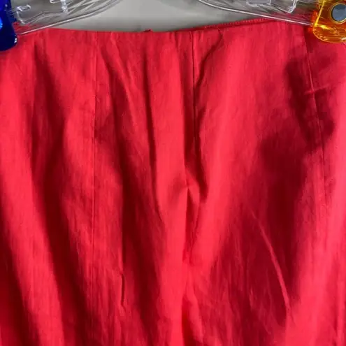 NWT Giani Bini button front skirt size 10 Red