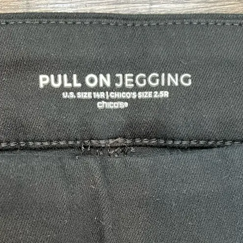 Chico's Chico’s Women’s Black Pull On Jegging Dress Pants Size 14R