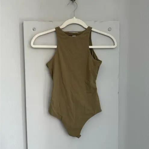 SKIMS  Khaki Fits Everyone High Neck Bodysuit XS