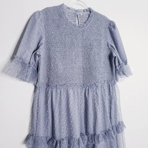 Baltic Born  Lysandra Smocked Dot Dress New Without Tags