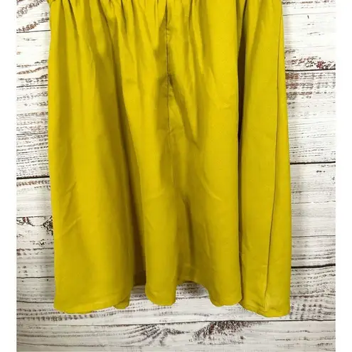 Bar III  Women's Chartreuse Beaded Sleeveless Mini Dress Green Yellow Size Small thumbnail 9