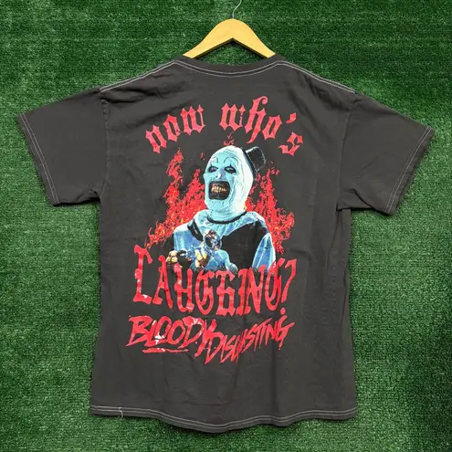 Bloody Disgusting x Terrifier Art the Clown Horror Tee M
