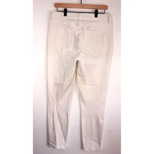 Paige Womens Jeans White Margot Skinny Denim High Rise Ankle Light Wash Size 31