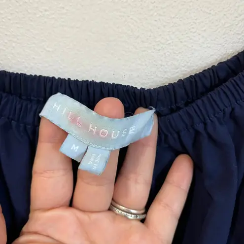 Hill House Home Jasmine Nap Dress Lyocell Smocked Soft Blue Midi Cottagecore M