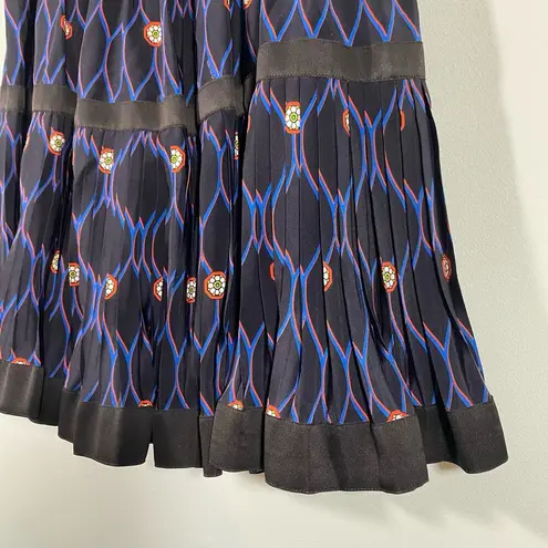 Kenzo x H&M Women's Abstract Print 100% Silk Pleated A