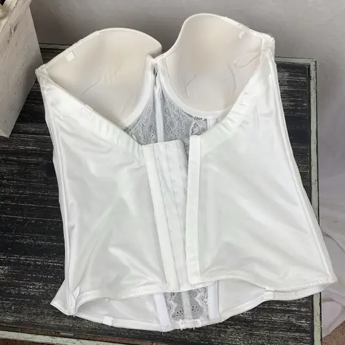 Cassandra White Strapless Longline Bra 36C Size undefined