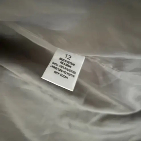 John Meyer Collection Gray Blazer 12 Tailored Timeless Classic Career 1 Button