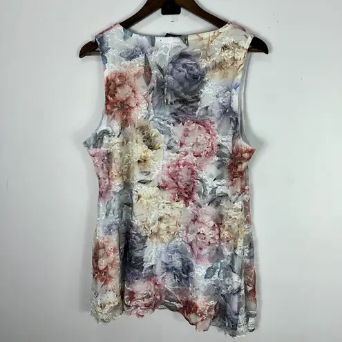 Brittany Black XL Floral Lace Top Pastel Boho Romantic Fairy Feminine Ethereal