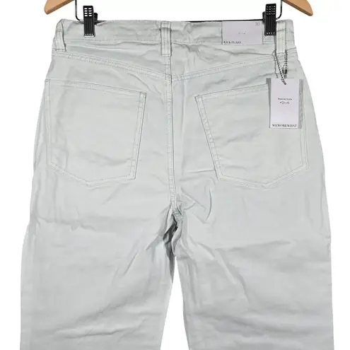 We Wore What Kick Flare Jeans Size 30 Stretch Denim Super Bleached - Image 4