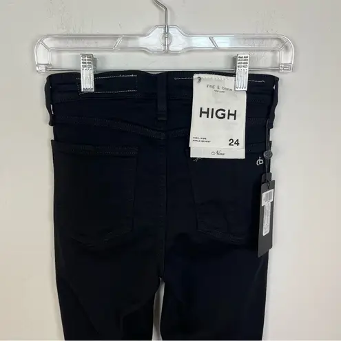 Rag and Bone  Nina High Rise Skinny Jeans in Black