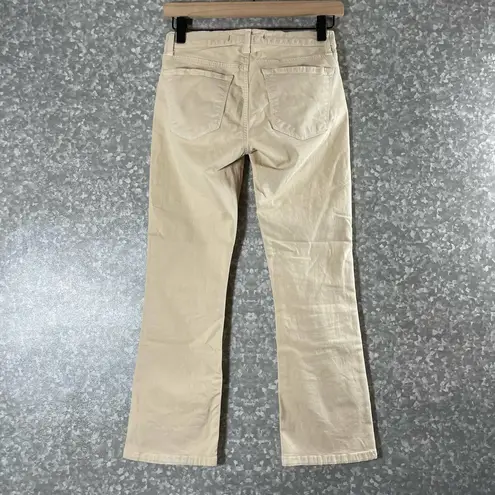 J Brand  Gigi Muslin Cropped Flare Khaki Pants - Size 25 - Japanese Luxe Twill