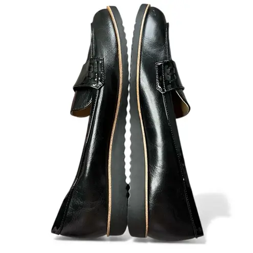 Life Stride Zee black patent Loafer preppy scandi girl dark academia comfort