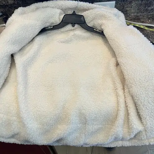 Anthropologie  x NVLT Black & Ivory Reversible Teddy Sherpa Lined Puffer Medium