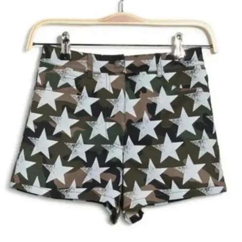 Valentino Garavani Valentino Denim Star Print Shorts size 4