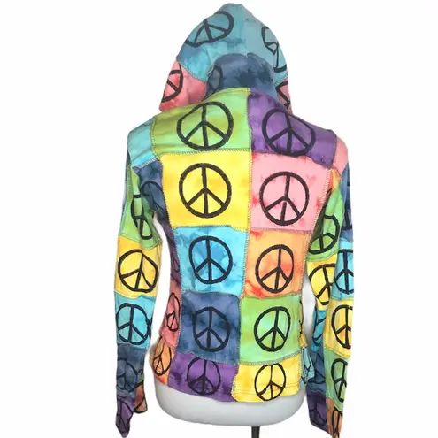 All that jazz Peace Symbols Sweatshirt, Multicolor, Small