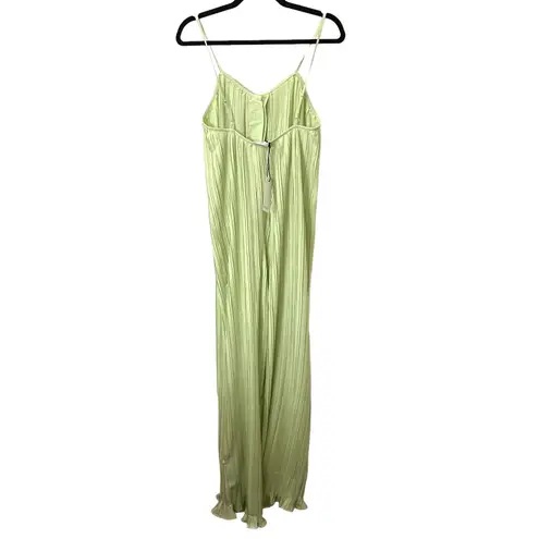 RUE STIIC Ida Pleated Jumpsuit Patina Green NWT Sz XS Green