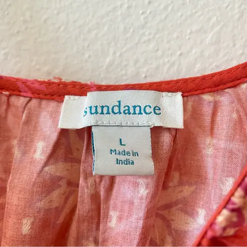 Sundance Artful Ari 100% Cotton Floral Maxi Dress in Large