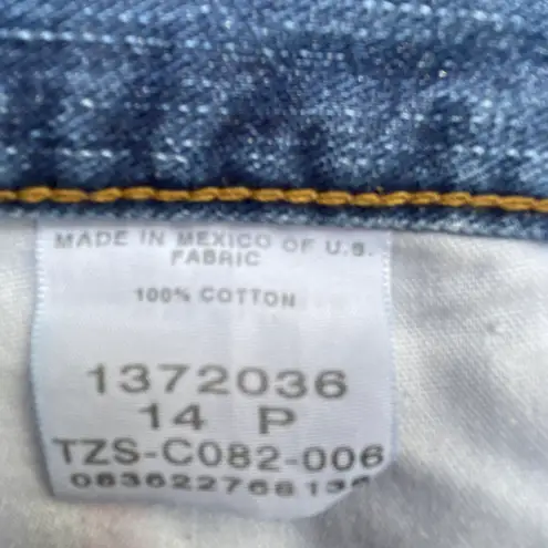 Blue Denim Custom Red Riot Jeans Size 30