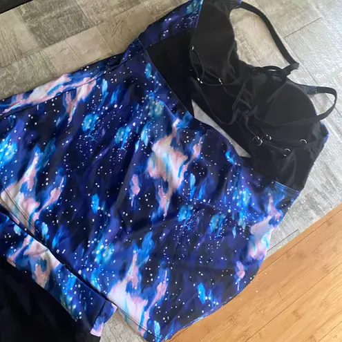 Century Star Tankini Swimsuits for Women Retro Bathing Suits Two Pieces Modest Swimming Wear Sports Tank Tops with Boyshorts