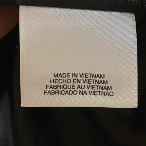 Le Suit Womens Deep Brown Blazer Single Breasted Floral Scarf Size 14