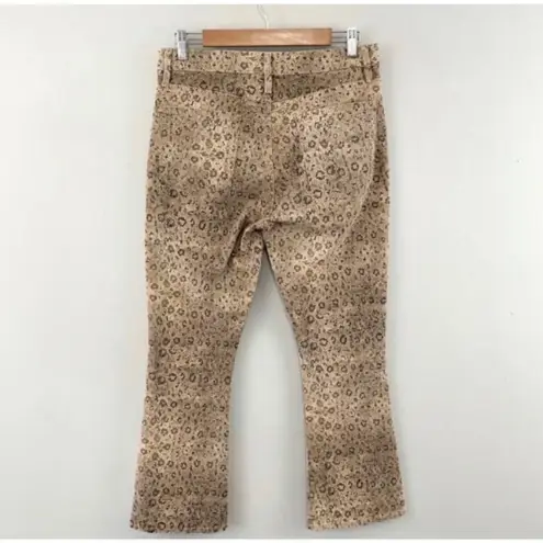 frame denim  Snakeskin Print Le Crop Mini Bootcut Jeans