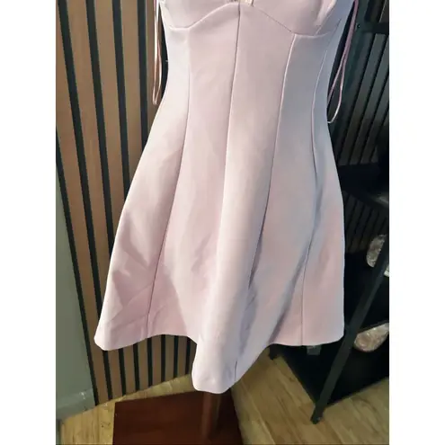 ZARA  pink Barbie body contour dress size S NWT short sexy