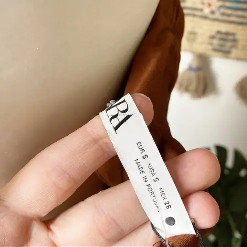 ZARA  Satin Halter Slit Midi Dress