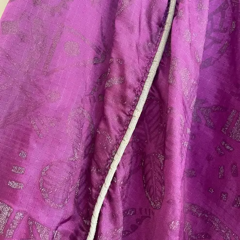 Vintage IlluniNITE Reflective Zip Up Windbreaker ~ Purple ~ Size Medium