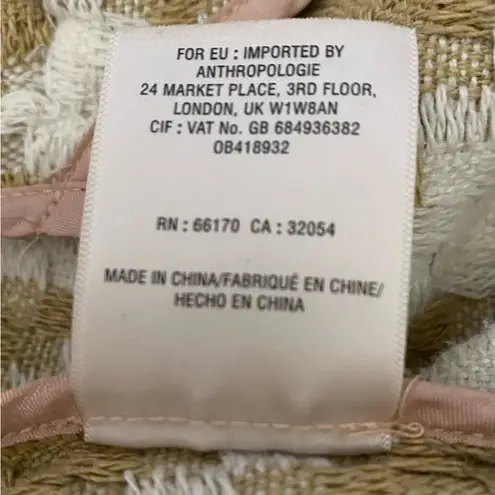 Elevenses Anthropologie Houndstooth Wrap Coat.