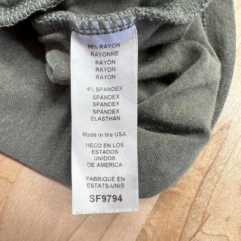 Michael Stars Jonnie Sleeveless Romper in Army Green Size Large