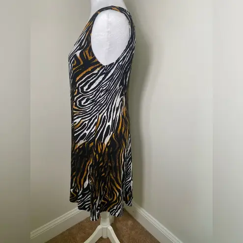 Premise Tiger Stripe Womens Sleeveless Dress Size Medium