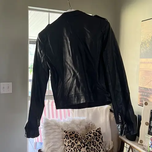 Molly Bracken Navy leather jacket