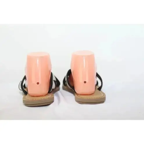 Toms  black&white ladies sandals size 9